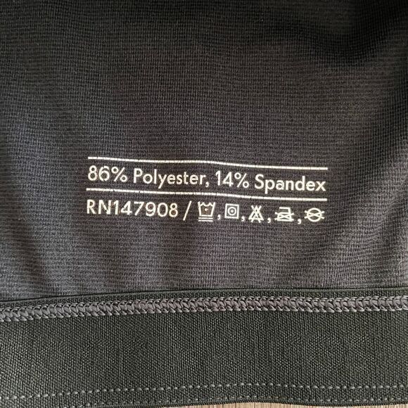 Outdoor Voices Athena Crop Top Sports Bra Black/Gray - Size: Small - Picture 4 of 4